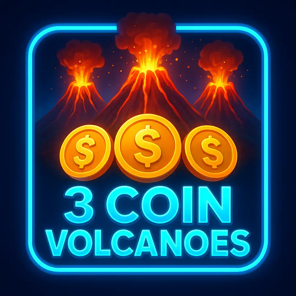 Automat 3 Coin Volcanoes w CrazyTower